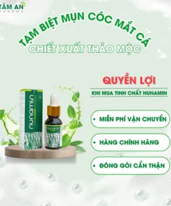 Tinh Chất Thảo Mộc NUNAMIN 15ML - Hỗ Trợ Xử Lý Mụn Cóc, Mụn Thịt, Mắt Cá Chân Tay 15 nuna7