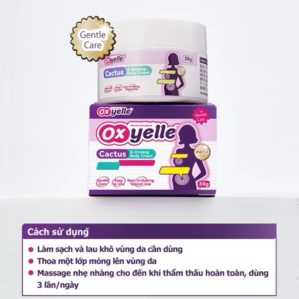 Oxyelle Gel Làm Ấm Cơ Thể ,Đốt Mỡ Bụng, Thải Hàn Khí Massage thư giãn, mang lại cảm giác ấm áp dễ chịu cho da 30gr 23