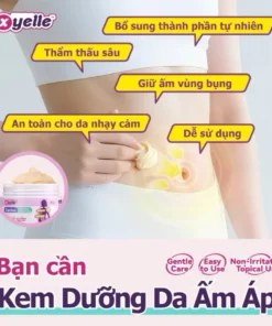 Oxyelle Gel Làm Ấm Cơ Thể ,Đốt Mỡ Bụng, Thải Hàn Khí Massage thư giãn, mang lại cảm giác ấm áp dễ chịu cho da 30gr 14 oxy7