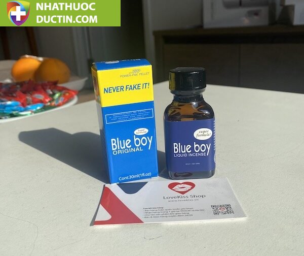 Popper Blue Boy Original 30ml hàng chính hãng kích thích đam mê 13 popper blueboy 30ml