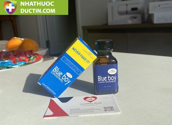 Popper Blue Boy Original 30ml hàng chính hãng kích thích đam mê 10 pp blue boy 30ml