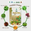 Trà Cây Rau Mương Diếp Cá Nấm Linh Chi nước trà tốt cho dạ dàyhp(30TÚI LỌC)/1HỘP