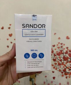 Sữa tắm Sandor 180mL nhẹ dịu do làn da nhạy cảm, hỗ trợ điều trị viêm da cơ địa !