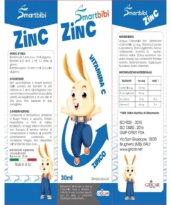 (Chính Hãng ) Smartbibi ZinC - bổ sung kẽm hữu cơ, giúp trẻ tiêu hóa tốt,tăng sức đề kháng (lọ 30ml) 8 zinc2