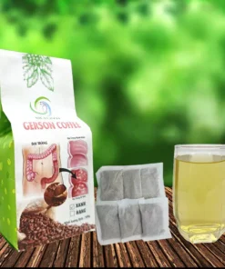 Cà phê xanh thải độc đại tràng dạng túi lọc, cà phê thải độc đại tràng (Gói 500gr gồm 40 túi lọc)