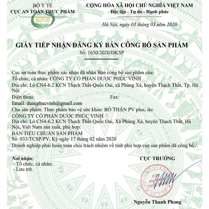 Bổ Thận PV plus giúp bổ thận tăng cường sức khoẻ (Hộp 50 viên) 5 Bổ Thận PV plus giúp bổ thận tăng cường sức khoẻ (Hộp 50 viên) - Ảnh 6