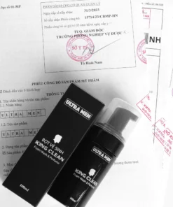 Alternative view of Dung dịch vệ sinh nam cao cấp King Clean chính hãng dạng bọt 100ml tinh chất bạc hà tươi mát