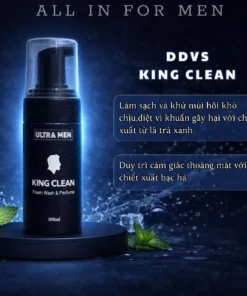 Dung dịch vệ sinh nam cao cấp King Clean chính hãng dạng bọt 100ml tinh chất bạc hà tươi mát 9 botvessinh2 1