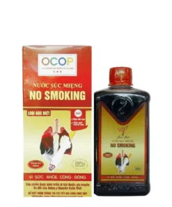 [Loại Đặc Biệt - Cai Nhanh 3-5 Ngày] Nước Súc Miệng Cai Thuốc Lá, Thuốc Lào Xuân Vinh - No Smoking Chai 400ml Chính Hãng