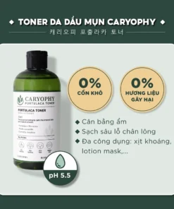 Nước cân bằng Caryophy 300ml (Caryophy Portulaca Toner 300ml) 17 cary2