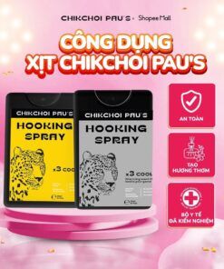 Alternative view of Xịt lạnh Chikchoi pau's xịt ngon x3 cool men 2 vị chocolate và tăng lực the mát 20ml