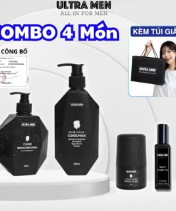 Alternative view of Combo Sữa Tắm Nam + Dầu Gội + Lăn Khử Mùi + Nước Hoa 6ml - Chăm Sóc Toàn diện