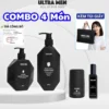 Combo Sữa Tắm Nam + Dầu Gội + Lăn Khử Mùi + Nước Hoa 6ml - Chăm Sóc Toàn diện