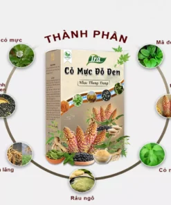 Trà cỏ mực đỗ đen nhục thung dung cải thiện chức năng thận, giảm tiểu bọt, tiểu đêm 10 comuc2
