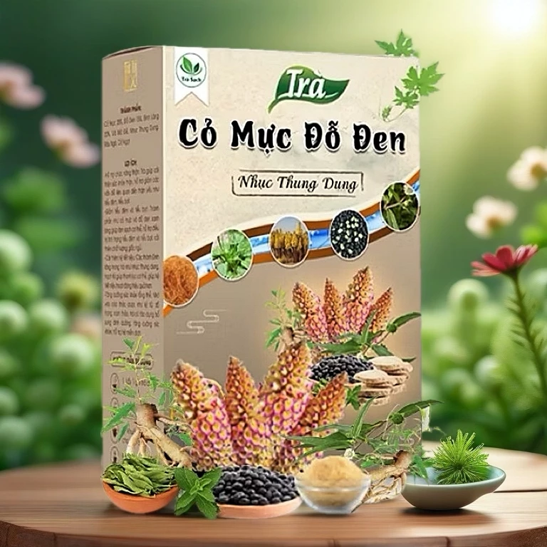 Trà cỏ mực đỗ đen nhục thung dung cải thiện chức năng thận, giảm tiểu bọt, tiểu đêm 1 Trà cỏ mực đỗ đen nhục thung dung cải thiện chức năng thận, giảm tiểu bọt, tiểu đêm