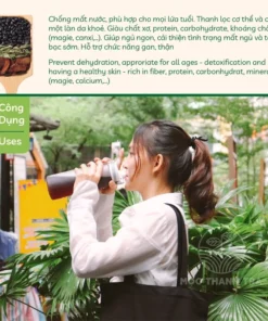 Alternative view of Đậu Đen Xanh Lòng Rang Mộc - Cỏ Ngọt - Hà Thủ Ô MỘC THANH TRÀ - Trà giải nhiệt, thanh lọc cơ thể, chăm sóc giấc ngủ ngon