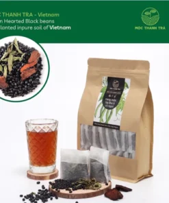 Đậu Đen Xanh Lòng Rang Mộc - Cỏ Ngọt - Hà Thủ Ô MỘC THANH TRÀ - Trà giải nhiệt, thanh lọc cơ thể, chăm sóc giấc ngủ ngon