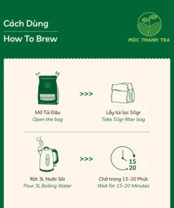 Đậu Đen Xanh Lòng Rang Mộc - Cỏ Ngọt - Hà Thủ Ô MỘC THANH TRÀ - Trà giải nhiệt, thanh lọc cơ thể, chăm sóc giấc ngủ ngon 16 dauden3