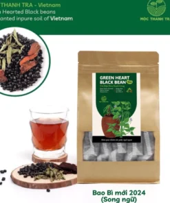 Đậu Đen Xanh Lòng Rang Mộc - Cỏ Ngọt - Hà Thủ Ô MỘC THANH TRÀ - Trà giải nhiệt, thanh lọc cơ thể, chăm sóc giấc ngủ ngon 20 dauen9