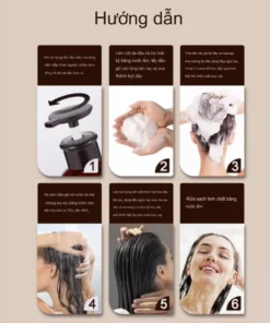 Dầu gội kích mọc tóc Gừng - Dầu gội Jucong Elbon MỘC CỬU ngăn ngừa rụng tóc, giảm hói, kích tóc con mọc nhanh chóng 14 elon6