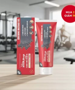 Gel giảm đau khớp 120g: Kem massage làm dịu, không nhờn cho đầu gối, eo, cổ, tay & chân