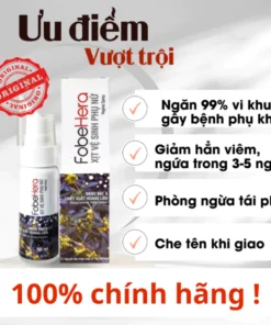 Alternative view of [Che tên] Chai Xịt Thay Thế Viên Đặt Phụ Khoa Hết Viêm Nhiễm Mùi Hôi Vùng Kín Hera Plus - chai 50ml