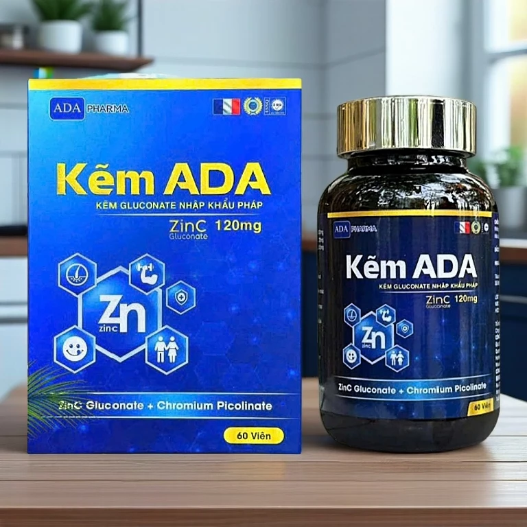 KẼM ADA bổ sung kẽm, tăng sức đề kháng, hỗ trợ sinh lý 40 kemada7
