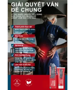 LANZF Kem Massage Giảm Đau Xương Khớp Hỗ Trợ Giảm Căng Cứng Cơ, Thư Giãn Khớp Gối Vai Lưng 100g 19 kemlannff6