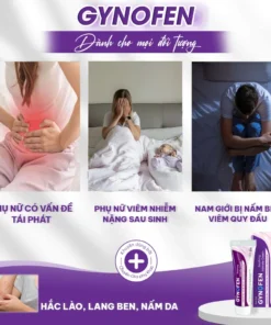 Alternative view of Kem Bôi Ngứa Phụ Khoa An Toàn Cho Bà Bầu Gynofen, Cân Bằng pH, Dịu Da Tức Thì, Thơm Mát Vùng Kín