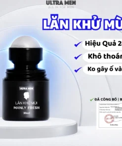 Lăn Khử mùi nam Ultra men chiết xuất tinh dầu bạc hà tươi mát ,khử mùi cơ thể chuyên sâu 30ml 8 lankhumui1 1