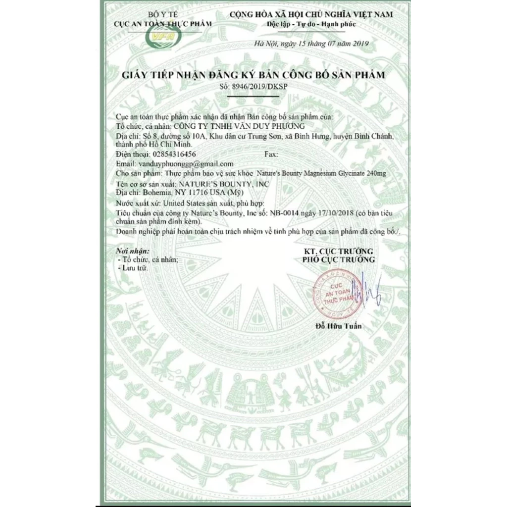 Viên bổ sung Magnesium Glycinate 240mg, 60 viên và 180 viên. 7 Viên bổ sung Magnesium Glycinate 240mg, 60 viên và 180 viên. - Ảnh 7