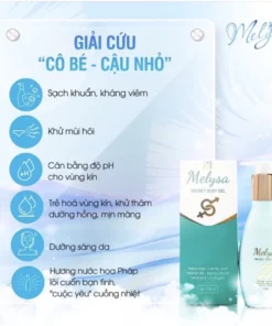 Gel Sinh Học Hương Nước Hoa Pháp Melysa (Unisex) - Vệ Sinh - Kháng Khuẩn - Làm Sạch 10 melissa3