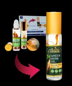 Alternative view of Dầu Lăn Nhân Sâm Thái Lan Ginseng Green Herb Oil, Thảo Dược Thiên Nhiên, Dung Tích 8ml