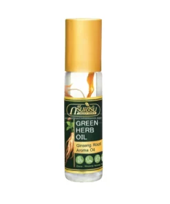 Dầu Lăn Nhân Sâm Thái Lan Ginseng Green Herb Oil, Thảo Dược Thiên Nhiên, Dung Tích 8ml