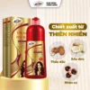 Dầu gội phủ bạc Nezha 400ml Nhuộm tóc Đen và Nâu tự nhiên tại nhà che bạc nhanh bền màu chăm sóc tóc