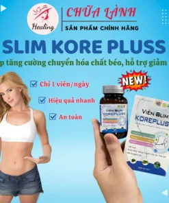 Viên uống giảm cân nhanh Slim KorePluss hộp 30 viên giảm béo an toàn sau 1 liệu trình giảm đến 8kg 10 slimkorre1 1
