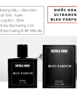 Combo Sữa tắm nam + Nước hoa nam + lăn khử mùi chính hãng ultra men 14 untramen5