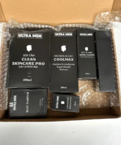 Combo Sữa tắm nam + Nước hoa nam + lăn khử mùi chính hãng ultra men 18 untramen9