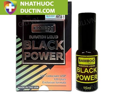 Bamboo Delay Black Power – Chống xuất tinh sớm an toàn & hiệu quả 8 bamboo delay black power avt