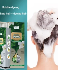 Dầu Gội Thảo Dược Phủ Bạc Beirou Bubble - Dầu Gội Phủ Bạc, Phủ Đen Tóc, Dưỡng Tóc Chắc Khỏe, Sạch Da Đầu