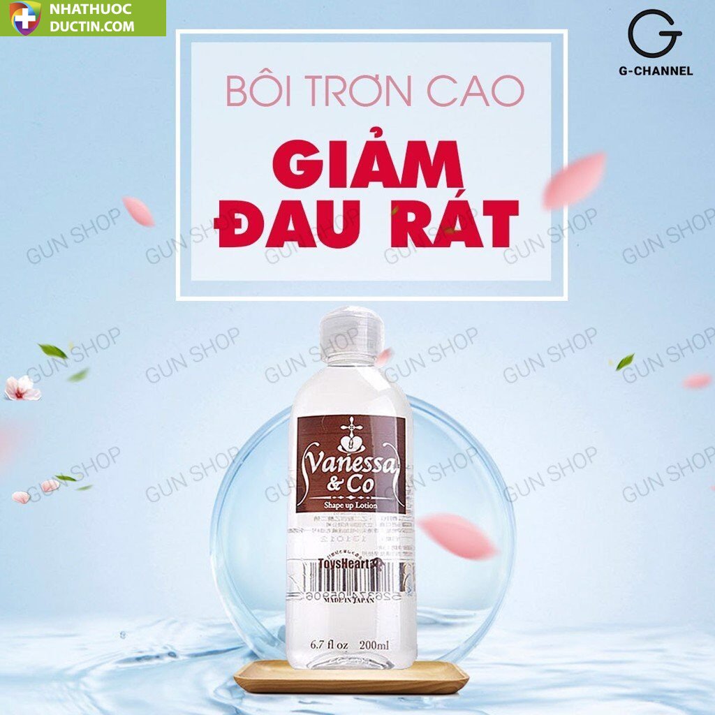 Gel Vanessa bôi trơn siêu mượt cấp ẩm cao 200ml 12 gel vanessa boi tron sieu muot cap am cao 200ml 0