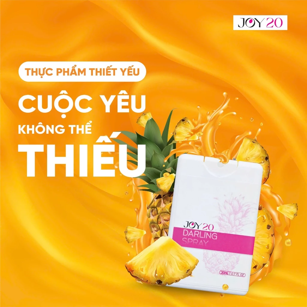 Xịt khử mùi vùng kín, Xịt ngon vùng kín vị trái cây nhiệt đới JOY20 hộp 20ml 2 Xịt khử mùi vùng kín, Xịt ngon vùng kín vị trái cây nhiệt đới JOY20 hộp 20ml - Ảnh 3