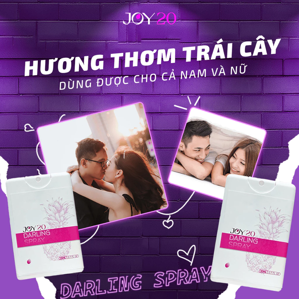 Xịt khử mùi vùng kín, Xịt ngon vùng kín vị trái cây nhiệt đới JOY20 hộp 20ml 13