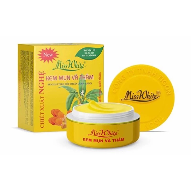 Kem mụn và thâm Miss White 12g 4 Kem mụn và thâm Miss White 12g - Ảnh 5