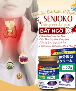 Alternative view of Kem Bôi SENJOKO NHẬT BẢN Hỗ Trợ Tan U Tuyến Giáp, Giảm Sưng Hạch Cổ, Giảm Kích Thước U, Giảm Sưng Viêm,Hạch Cổ