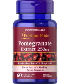 Alternative view of Viên Uống Lựu Chống Nắng Nội Sinh, Trắng Da, Giảm Nám Pomegranate Extract 250mg Puritan's Pride