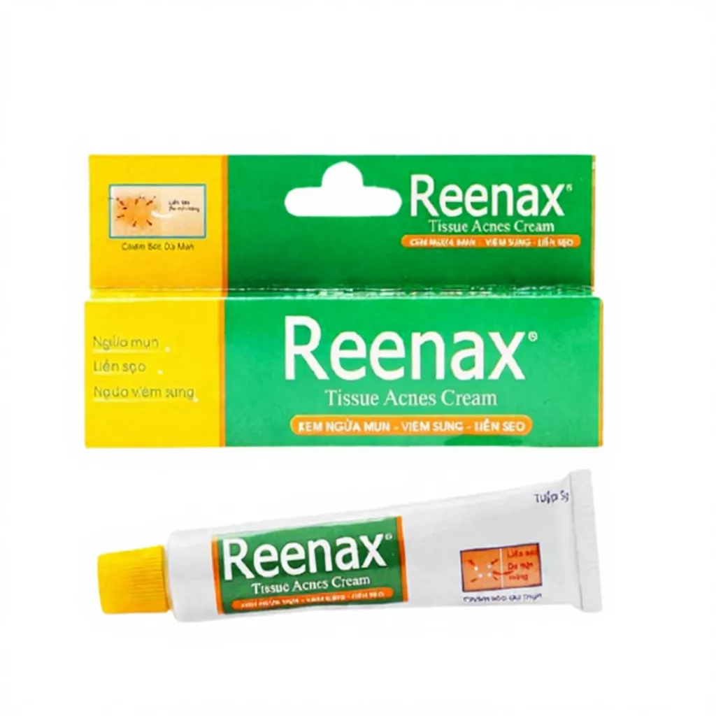 Reenax kem ngừa mụn viêm sưng liền sẹo 10