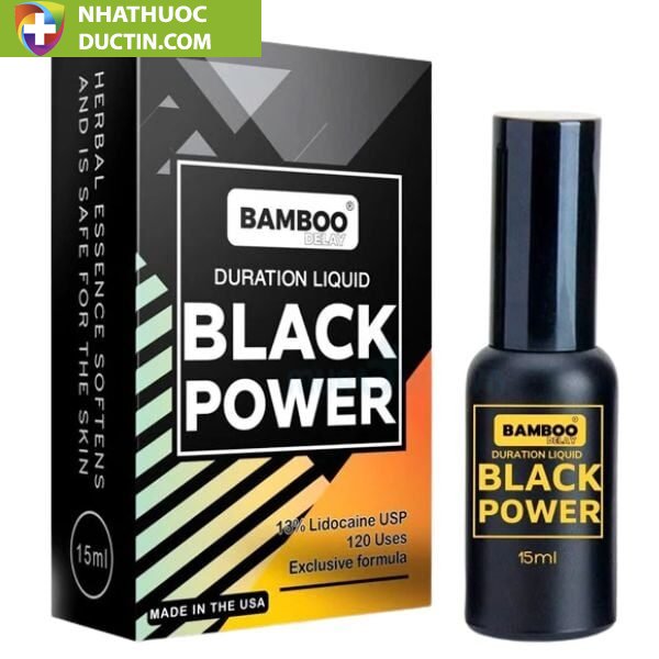 Chai Xịt Bamboo Delay Black Power Hỗ Trợ Kéo Dài Thời Gian 3 Chai Xịt Bamboo Delay Black Power Hỗ Trợ Kéo Dài Thời Gian - Ảnh 3