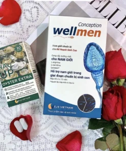 Combo Viên Uống Wellmen Conception và Hàu UP E&S vietnam Cải Thiện Chất Lượng Tinh Trùng, Tăng Cường Sinh Lý
