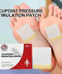 Hộp 14 Miếng Dán Ổn Định Đường Huyết HUATANGXIAO Dành Cho Người Lớn Tuổi Chiết Xuất Thảo Mộc